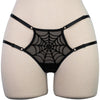 Black Spiderweb Strappy Thong