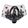 Black and Pink Virgin Mary High Waist Panty