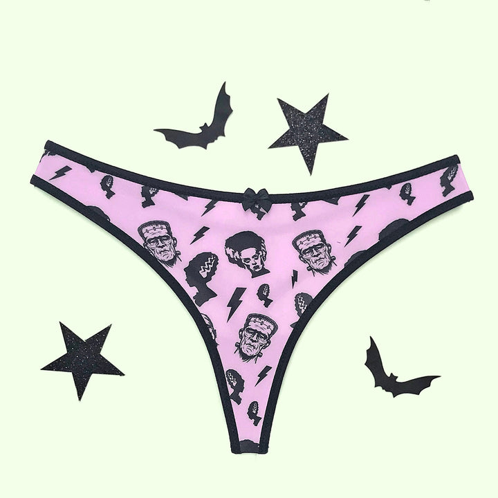 Pink Frankenstein Thong