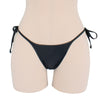 Black String Bikini Bottom