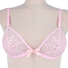 Glitter Pink Spiderweb Bralette