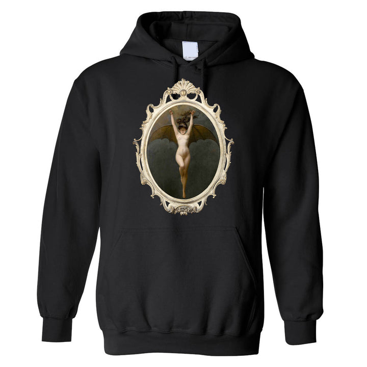 The Bat Woman by Albert Joseph Penot  -  Hooded Sweatshirt
