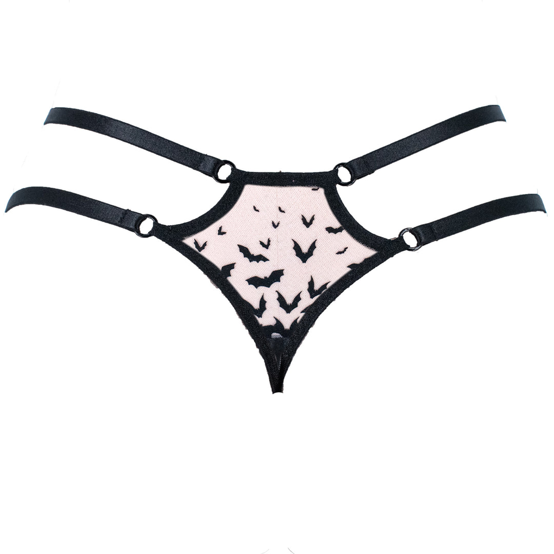 LUXE Bat Strappy Panty - McLaineO