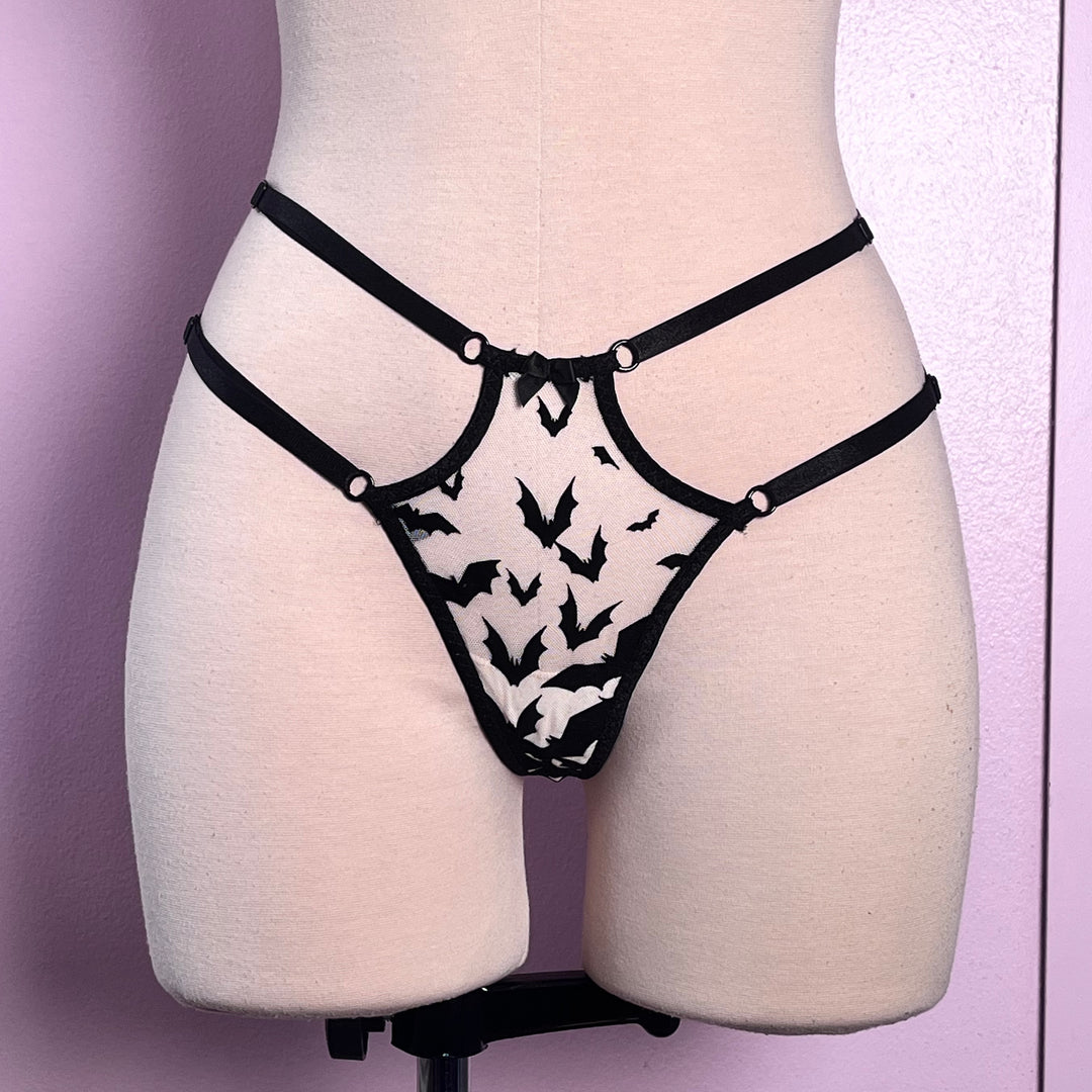 Bat Strappy Panty