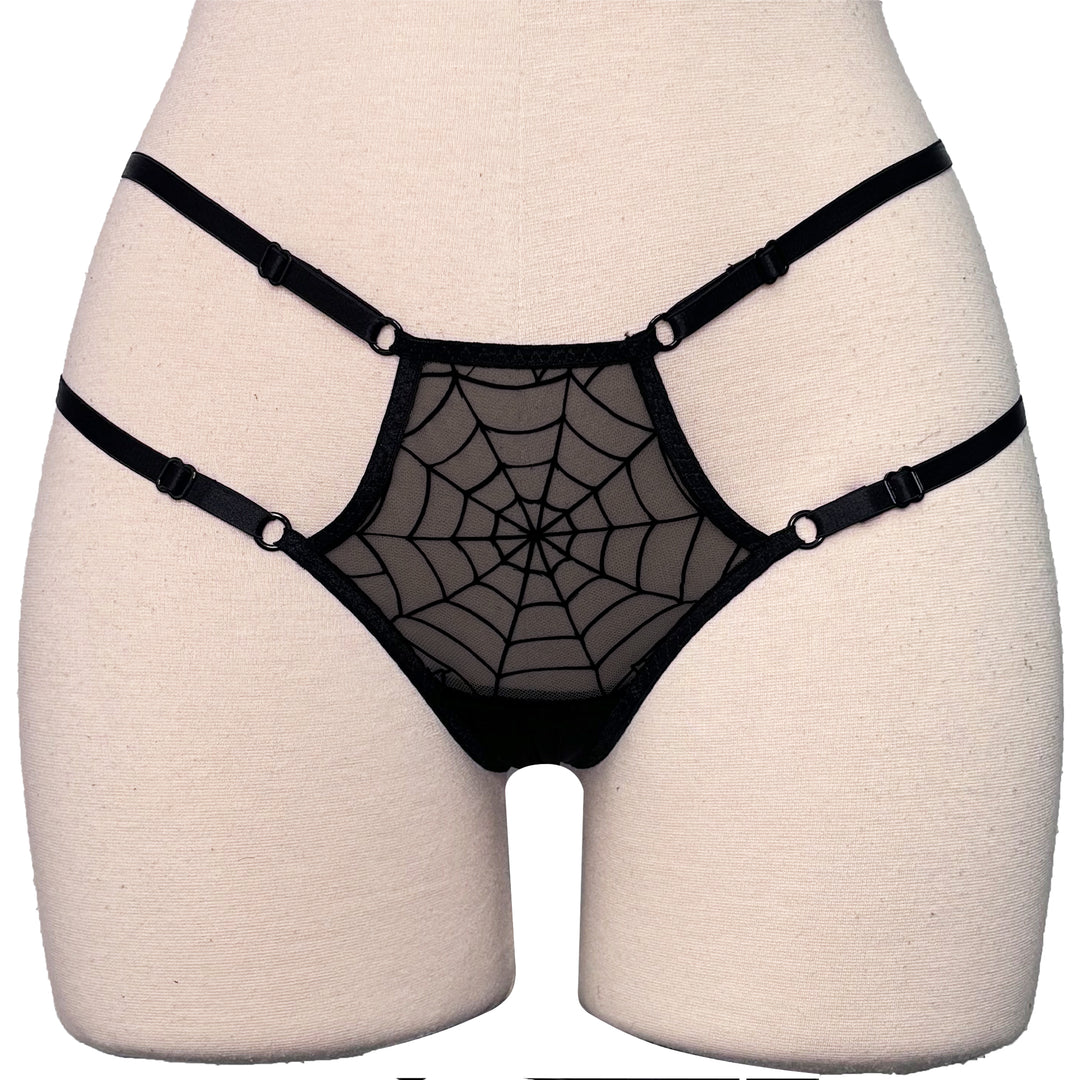 Spiderweb Strappy Thong