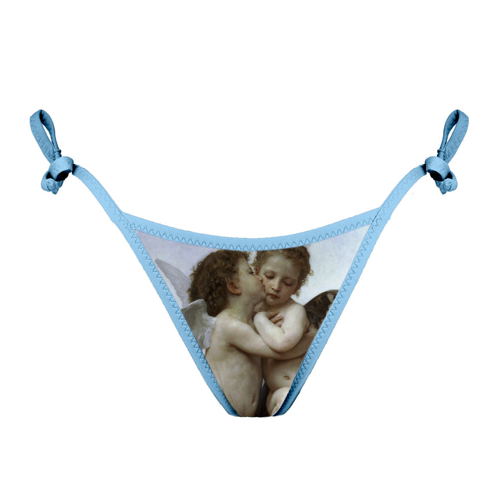 Two Cherubs (L'Amour et Psyché, enfants) String Bikini Bottom