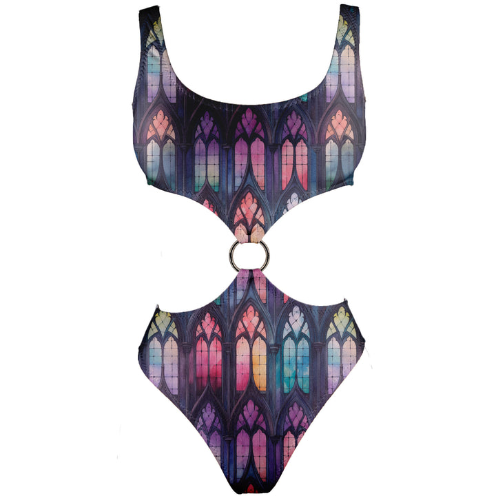 Stained Glass One Piece Swimsuit