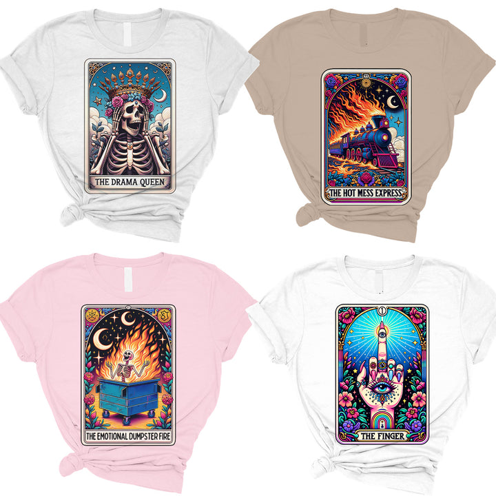 More Trauma! Tarot Card   - T-Shirts
