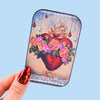 Red Sacred Heart - Vinyl Sticker