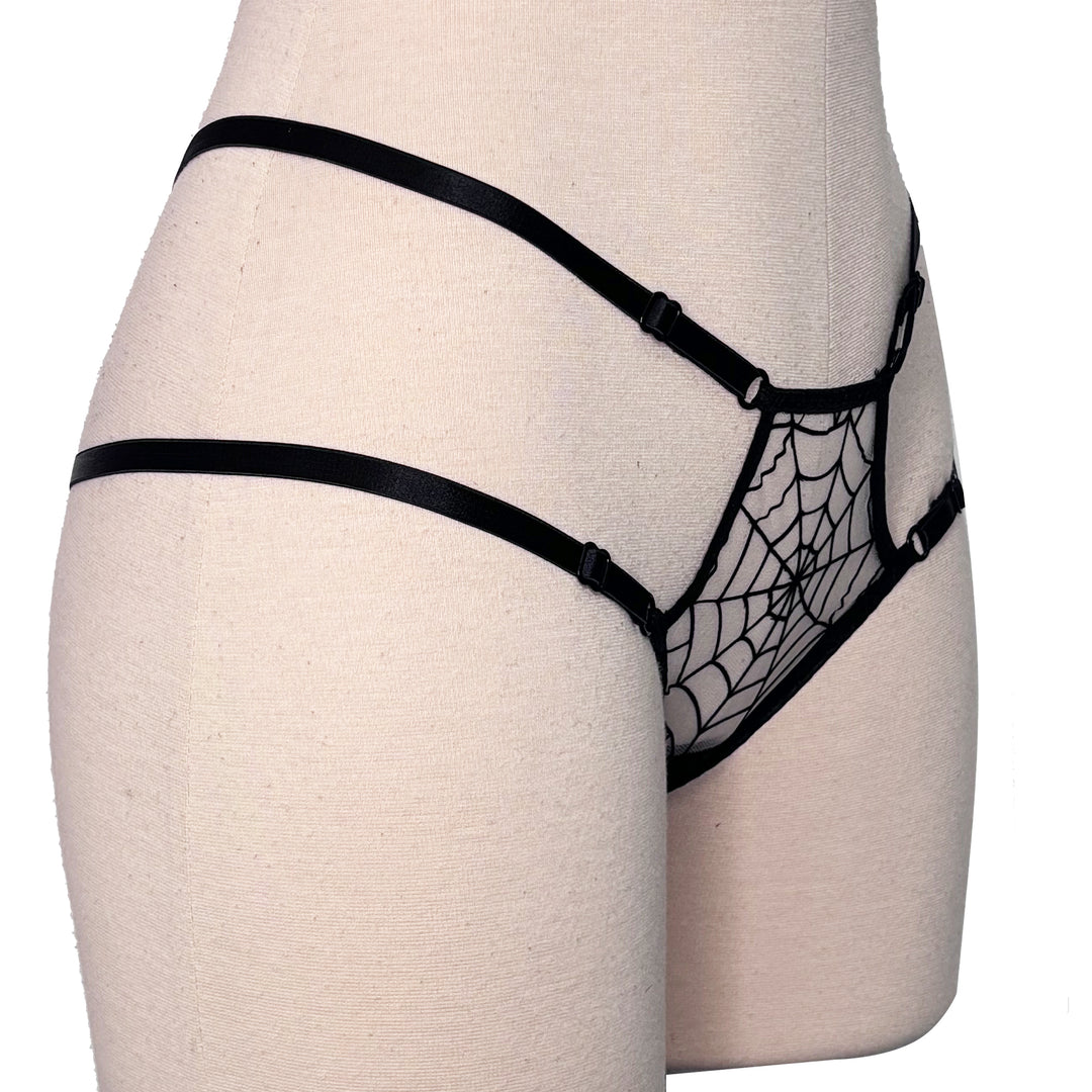 Spiderweb Strappy Thong