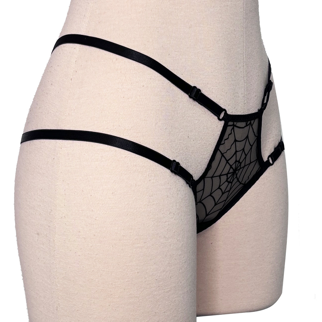 Spiderweb Strappy Thong