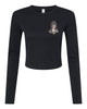 Embroidered Strange and Unusual  - Fitted Long Sleeve T-Shirt