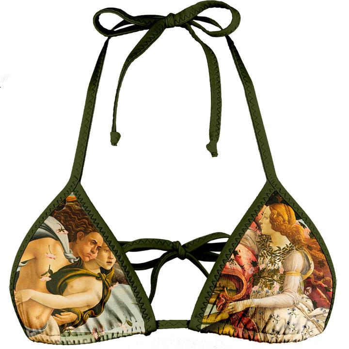 The Birth of Venus by Sandro Botticell Triangle Bikini Top