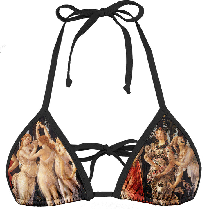 Primavera  by Sandro Botticelli Triangle Bikini Top