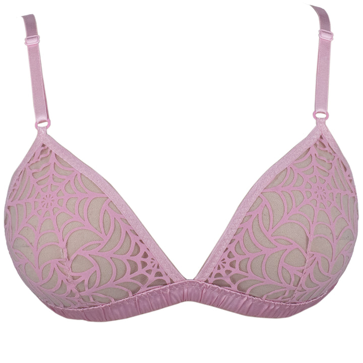 LUX PINK Spiderweb Bralette