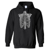 Anatomical Skeleton Ribcage  -  Hooded Sweatshirt