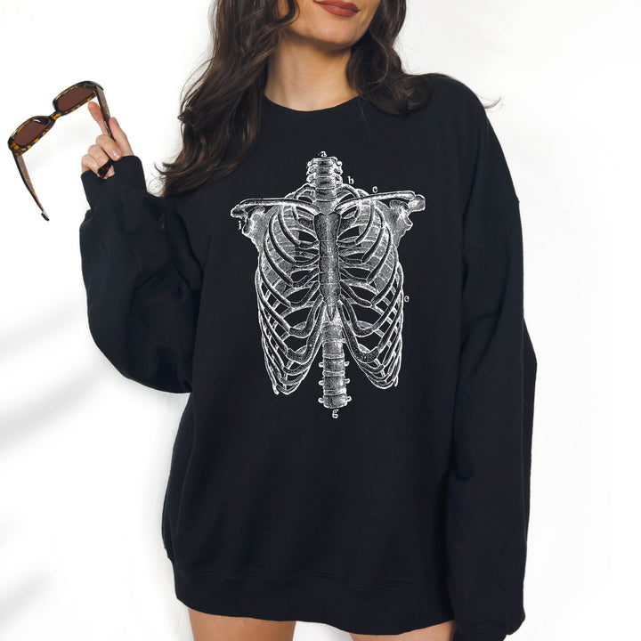 Anatomical Skeleton Ribcage  -  Crewneck Sweatshirt