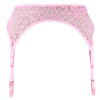 Glitter Pink Spiderweb Garter Belt