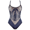 Virgin Mary All Black Bodysuit