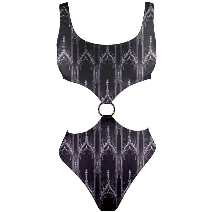 Black Cathedral One Piece Swimsuit