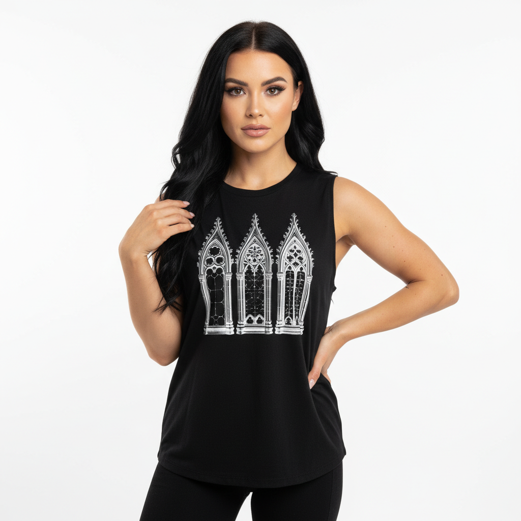 Gothic Cathedral Muscle Tank - McLaineO