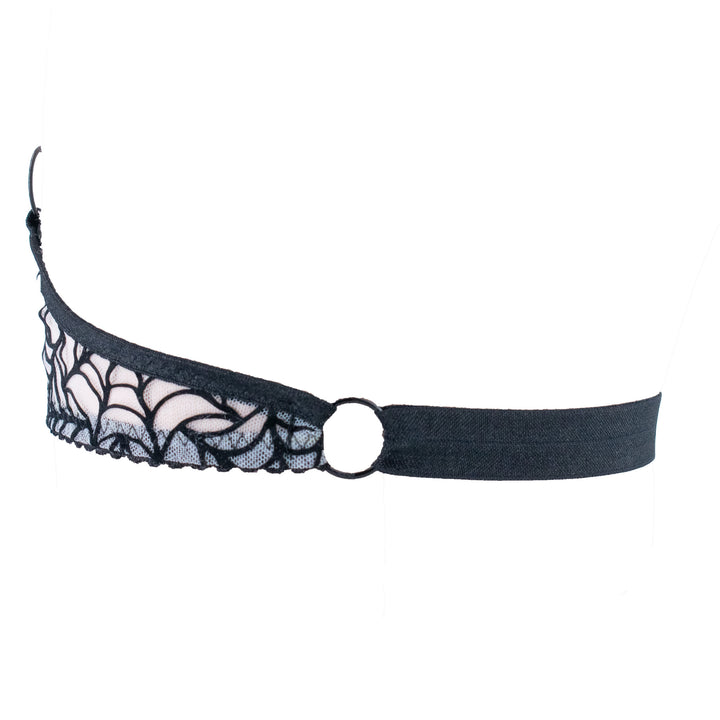 Black Spiderweb Thigh Garters