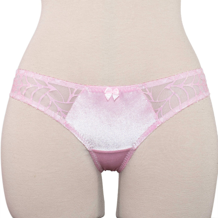 Glitter pink spiderweb Hipster Panty